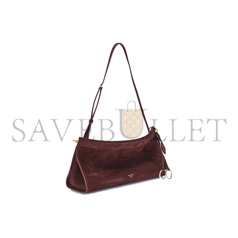 ALAÏA LE CLICK EAST WEST SMALL BAG IN NUBUCK (25*12.5*7cm) 